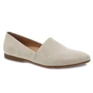 Dansko Larisa leather comfort flats 39 cream